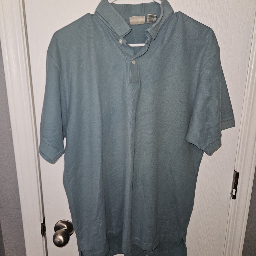 L.L. Bean Men's Short-Sleeve Polo in Gray